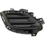 Fog Light Cover for MAZDA 6 2014-2017, Left (Driver), Textured Plastic, without LED Light Holes, Replacement