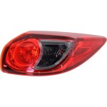 Tail Light Assembly for Mazda CX-5 2013-2016, Right (Passenger) Side, Outer, Halogen, Replacement