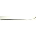 Rear Bumper Molding for Mercedes-Benz E-Class 2003-2009, Outer Impact Strip, Small, Chrome, Sedan, Left (Driver) Side, Replacement