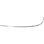 Rear Bumper Molding for Mercedes-Benz E-Class 2010-2013 Sedan, Left (Driver) Outer Impact Strip, Chrome, without AMG Styling Package, Replacement