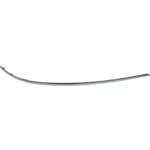 Rear Bumper Molding for Mercedes Benz C-Class 2008-2011, Right (Passenger) Side, Chrome Outer Impact Strip, Without Sport Package, Excluding C63 Model, Replacement