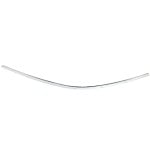 Rear Bumper Molding for Mercedes-Benz C-Class 2012-2014, Left (Driver), Outer, Chrome, without Sport Package, Replacement