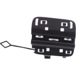 Rear Bumper Tow Hook Cover Fixture for Mercedes-Benz C-Class Sedan 2015-2018, Right (Passenger), Plastic, with AMG Package, Replacement