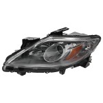 Headlight for Mazda CX-9 2010-2012 Left (Driver), Lens and Housing, Halogen, Excludes Grand Touring Model, Replacement