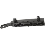 Front Bumper Bracket for Nissan Versa Hatchback (2007-2012), Sedan (2007-2011), Left (Driver) Side, Plastic Material, Replacement