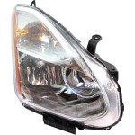 Headlight Assembly for Nissan Rogue 2009-2010, Right (Passenger) Side, Halogen, Replacement