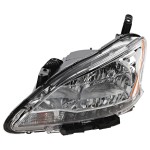 Headlight Assembly for Nissan Sentra 2013-2015, Left (Driver) Side, Halogen, Replacement