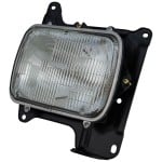 Headlight Assembly for Nissan Pickup 1986-1997, Left (Driver), Sealed Beam Type, Halogen, Replacement