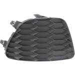 Fog Light Cover for Nissan Sentra 2013-2015, Left (Driver), Textured Black, Sport Type, SR Model, Replacement