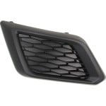 Fog Light Cover for Nissan Rogue 2014-2016, Left (Driver) Side, Textured, Replacement