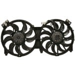 Radiator Fan Assembly for Nissan Altima 2007-2011, Excluding Hybrid Model, Fits Coupe/Sedan, Up to April 2011, Replacement