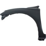 Front Fender for Nissan Sentra 2013-2015, Left (Driver), Primed (Ready to Paint), Steel, without Rocker Molding Holes, Replacement (CAPA Certified)