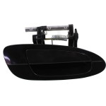 Front Exterior Door Handle for Nissan Altima 2002-2006, Right (Passenger), Smooth Black, without Keyhole, Replacement