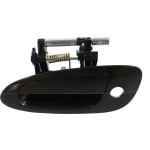 Front Exterior Door Handle for Nissan Altima 2002-2006, Smooth Black, Left (Driver) Side, with Keyhole, Replacement