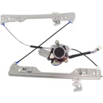 Front Window Regulator for Nissan Altima 2002-2006, Right (Passenger), Power, with Motor, 6-Pin Connector, with Anti Pinch, From October 2001, Replacement