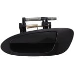 Rear Exterior Door Handle for Nissan Altima 2002-2006, Left (Driver), Smooth Black, Replacement