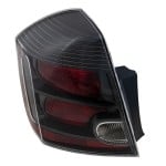 Tail Light Assembly for Nissan Sentra SR/SE-R/SE-R Spec V Models, Left (Driver) Side, fits 2010-2012, Replacement