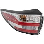 Outer Tail Light Assembly for Nissan Murano 2015-2018, Left (Driver) Side, Excluding Hybrid Model, Replacement