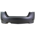 Rear Bumper Cover for Nissan Sentra 2013-2015, Primed (Ready to Paint), Sport Type, SR Model, Replacement
