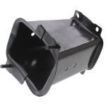 Rear Bumper Bracket Stay for Nissan Versa Sedan 2012-2019, Left (Driver) Side, Steel, Replacement