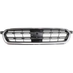 Grille for Subaru Outback 2005-2007, Chrome Shell/Black Insert, Replacement