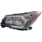 Headlight Assembly for Subaru Forester 2014-2016, Left (Driver), Gray Interior, Halogen, 2.0L Eng, Replacement