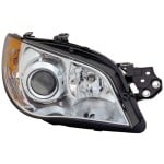 Headlight Assembly for Subaru Impreza 2007 Sedan/Wagon, Right (Passenger), Halogen, Replacement