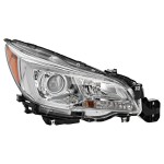 Headlight Assembly for Subaru Legacy/Outback 2015-2017, Right (Passenger), Halogen Light, Chrome Interior, Replacement