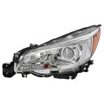 Headlight Assembly for Subaru Legacy/Outback 2015-2017, Left (Driver), Halogen, Chrome Interior, Replacement