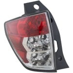 Tail Light Lens and Housing for Subaru Forester 2009-2013, Left (Driver) Side, Replacement