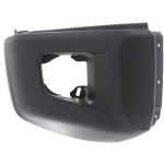 Front Bumper End for Toyota Tundra (2014-2021), Right (Passenger) Side, Textured Finish, Without Park Assist Sensor Holes, Replacement
