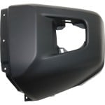 Front Bumper End for Toyota Tundra 2014-2021, Left (Driver) Side, Textured, Without Park Assist Sensor Holes, Replacement