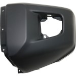 Front Bumper End for Toyota Tundra 2014-2021, Left (Driver) Side, Textured, Without Park Assist Sensor Holes, Replacement