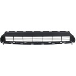 Front Bumper Grille for Toyota Highlander 2011-2013, Lower Placement, Black, Excluding Hybrid Model, Replacement