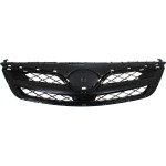 Grille for Toyota Corolla 2011-2013, Painted Black Shell and Insert, Fits CE, L, S Models (2013), Built for North America, Replacement
