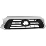 Grille for 2012-2015 Tacoma, Chrome Shell with Painted Black Insert, Replacement