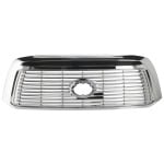 Grille for Tundra 2010-2013, Chrome/Satin/Nickel Finish, with Rock Warrior Package, with Sport Package, Replacement