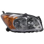 Replacement Headlight for 2009-2012 Toyota RAV4 Base/Limited Models, Right (Passenger) Side, Lens and Housing, Halogen, for Japan Built Vehicle