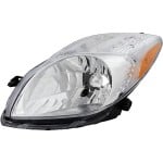 Headlight for Toyota Yaris 2009-2011 Hatchback, Left (Driver) Side, Lens and Housing, Replacement