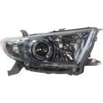 Headlight for Toyota Highlander 2011-2013, Right (Passenger), Lens and Housing, Hybrid Models, Replacement