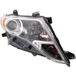 Headlight Assembly for Toyota Venza 2009-2015, Right (Passenger), Halogen, Replacement