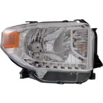 Headlight Assembly for Toyota Tundra 2014-2015, Right (Passenger), Halogen, For SR/SR5/Limited Models, Suitable for All Cab Types, Without Level Adjuster, Replacement