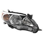 Headlight Assembly for 2011-2013 Toyota Corolla, Right (Passenger), Halogen, S/XRS Models, North America Built Vehicle, Replacement