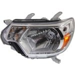 Headlight Assembly for Toyota Tacoma 2012-2015, Left (Driver), Clear Lens, (Type 1, 2014-2015), Replacement