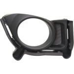 Front Fog Light Molding for 2014-2016 Toyota Highlander, Textured Black, Left (Driver) Side, with LED Daytime Running Light, Replacement