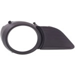 Front Fog Light Molding for 2011-2017 Toyota Sienna Left (Driver), Black, Without Chrome Trim, Without Parking Distance Control Sensor Holes, Base/LE/XLE Models, Replacement