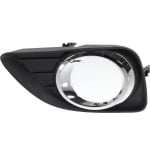 Front Fog Light Molding for Toyota Camry 2010-2011, Right (Passenger), Primed (Ready to Paint), Without Spoiler, Excluding Hybrid Model, Replacement