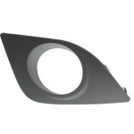 Front Fog Light Molding for Toyota Corolla 2014, Right (Passenger) Side, Textured Black, LE/LE Eco Models, Replacement