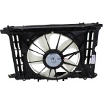 Radiator Fan Assembly for Toyota Corolla 2009-2013, Single Fan, 1.8L Engine, with Shroud Cover, without Control Module, Replacement