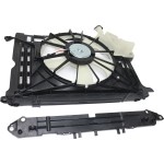 Radiator Fan Assembly for Toyota Corolla 2014-2019, Includes Coolant Tank and Upper Panel, Replacement